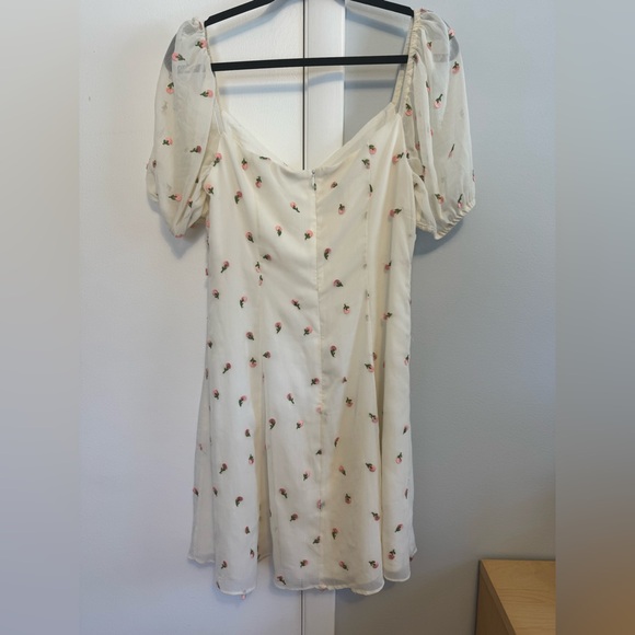 Fame and Partners White Floral Mini Dress - Picture 6 of 10